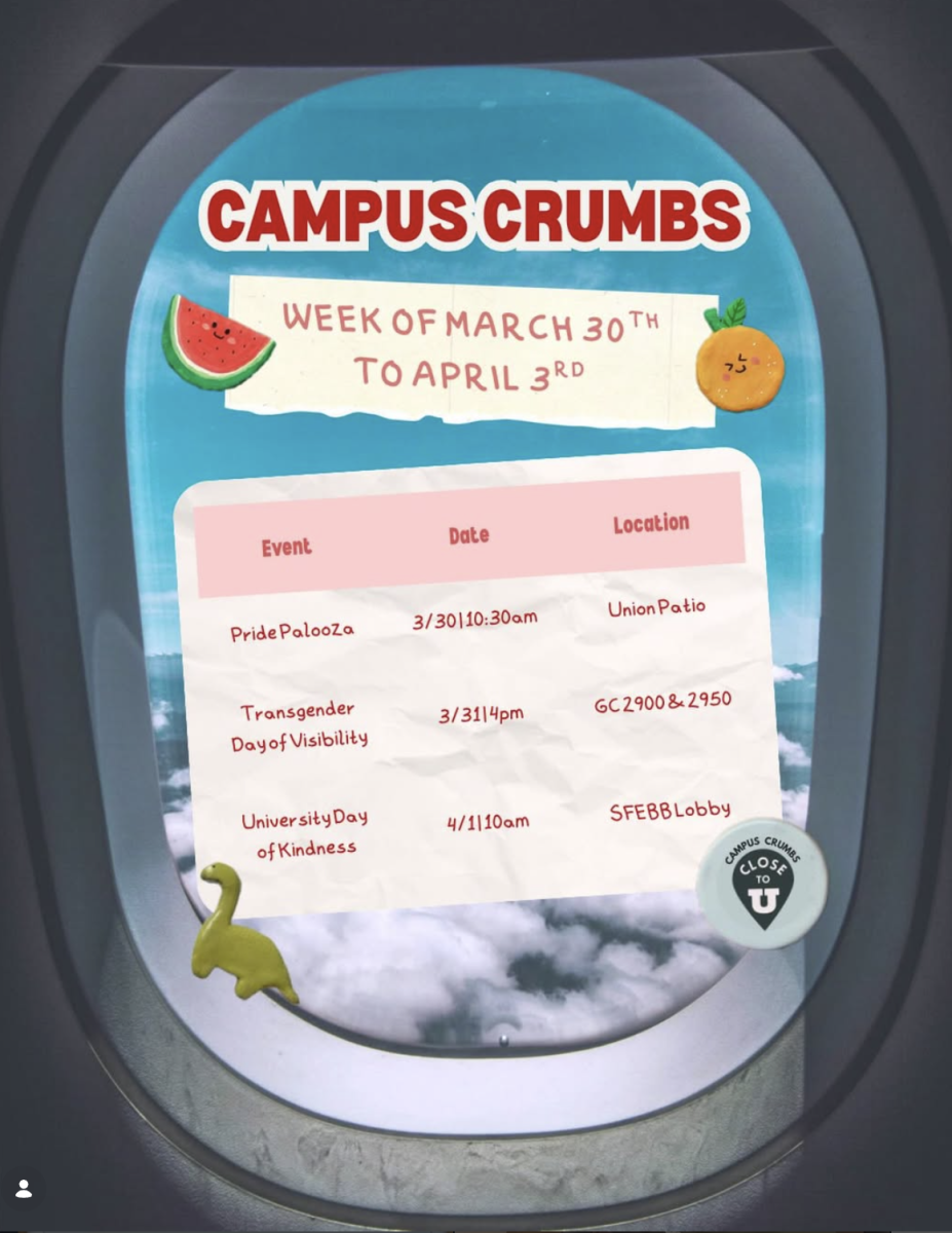 Campus Crumbs Week of 3/30